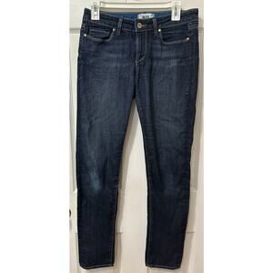 PAIGE Skyline Skinny Dark Wash Sz 27